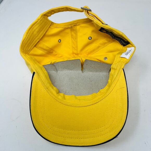 NEW! DEADSTOCK Salt Lake 2002 Olympics Adjustable Canvas Hat Cap Yellow - Picture 5 of 8